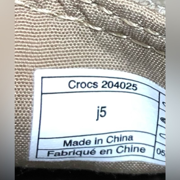 Crocs Santa Cruz Slip-On Loafer Croslite Material Dual Crocs Comfort Tan Size 5 - Picture 5 of 5